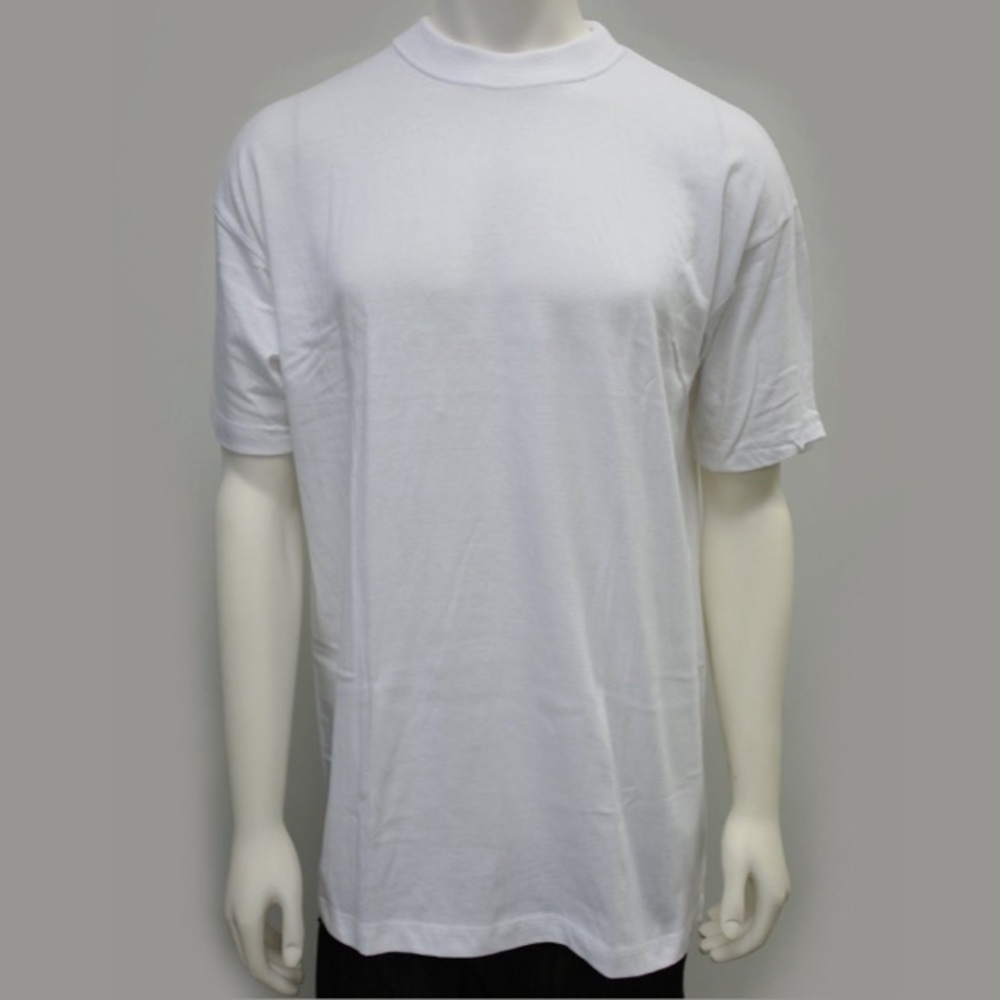 Gemrock Crewneck Plain White Tee